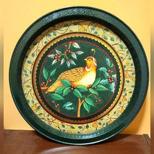 Partridge in a Pear Tree serving tray